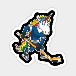 Ice Hockey Unicorn Sports Magnet