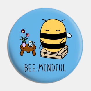 Bee Mindful - Sky Blue Pin