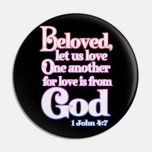Beloved Let Us Love One Another Pin