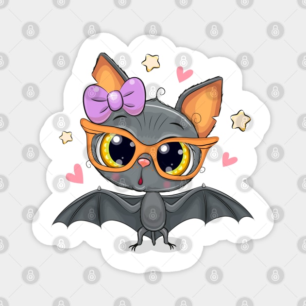 Cute Bat Magnet by Reginast777