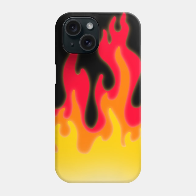 Fire and Flames in Red, Orange, and Yellow! Phone Case by KelseyLovelle