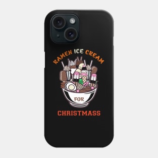 Ramen Ice Cream for Christmas Phone Case