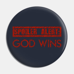 Spoiler Alert Pin