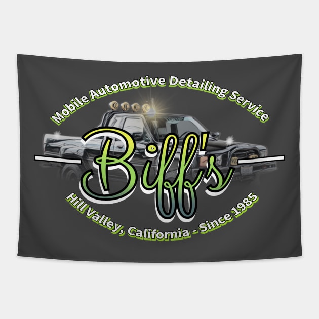 Biff's Automotive Detailing Tapestry by ILLannoyed 