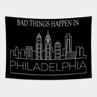 Bad Things Philladelphia Tapestry