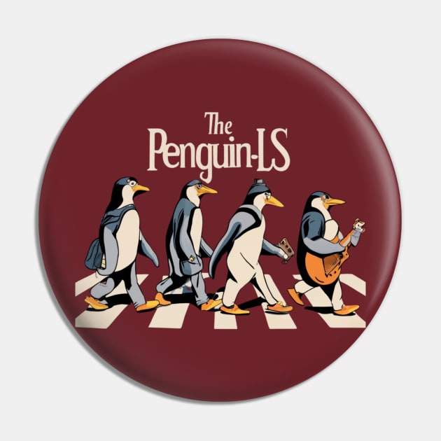 The penguin-Ls - Abbey Road Pin by Aldrvnd