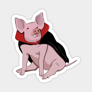 Vampire Pig Magnet