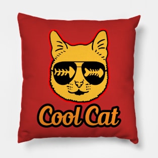 Cool cat eye fish Pillow