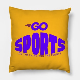 Go Sports win the points yaya sports Pillow