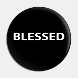 Blessed Cool Inspiration Christian Pin