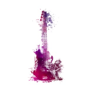 purple guitar #purpleguitar #guitar T-Shirt