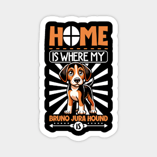 Home is with my Bruno Jura Hound Magnet