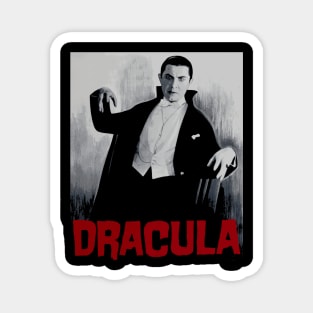 Dracula Vintage Poster Design Magnet