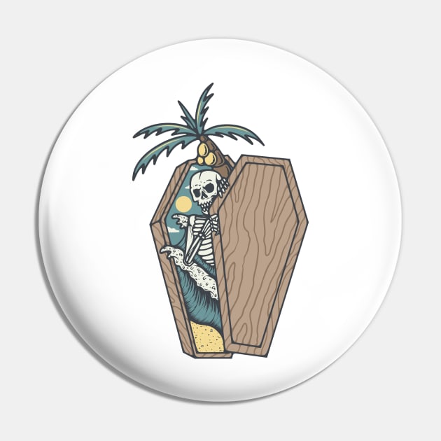 Rest in Paradise Pin by quilimo