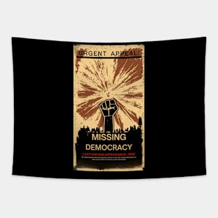 Missing Democracy Tapestry