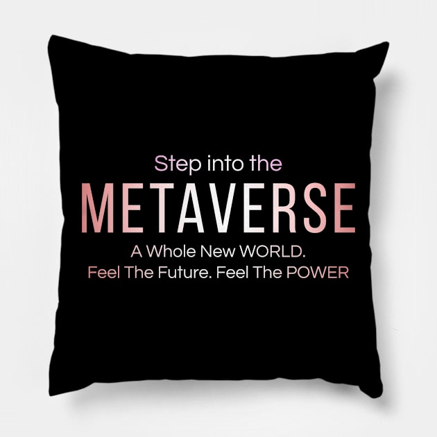 Metaverse Pillow by Pieartscreation