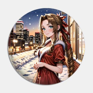 aerith santa dress Pin