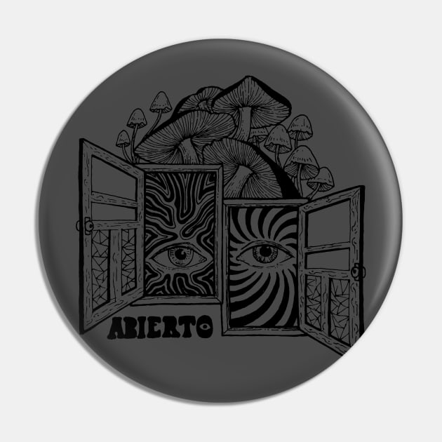 Abierto Pin by Pipe Dreams Clothing Co.