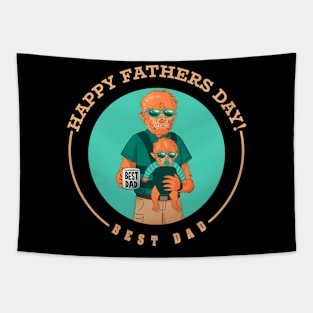 Best Dad-Father's day Tapestry