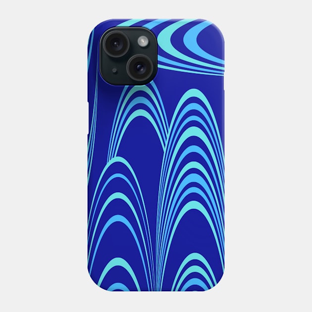 Blue waves Phone Case by antArctica 