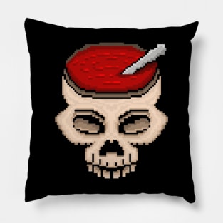 Horror Soup Skull Pillow