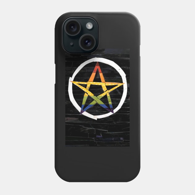 Gay Pride Pentagram Phone Case by cajunhusker