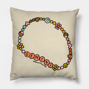 Gemini Friendship Bracelet Pillow