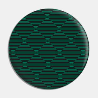 green geometric Pin