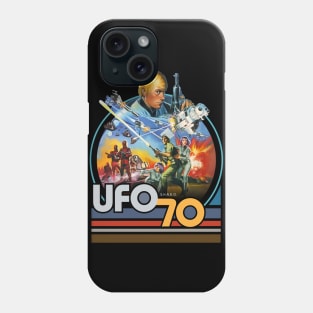 1970 scifi UFOS Phone Case