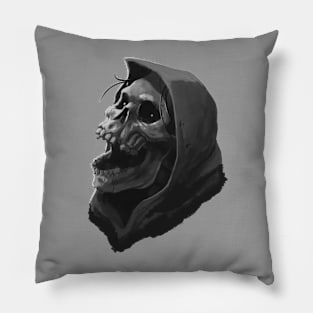 Hooded Skull - Grim Reaper Pillow