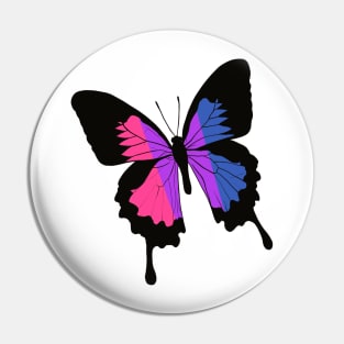 Bisexual Butterfly Pin