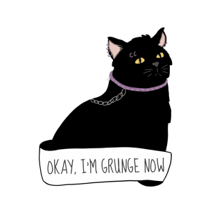 Grunge Salem Cat T-Shirt