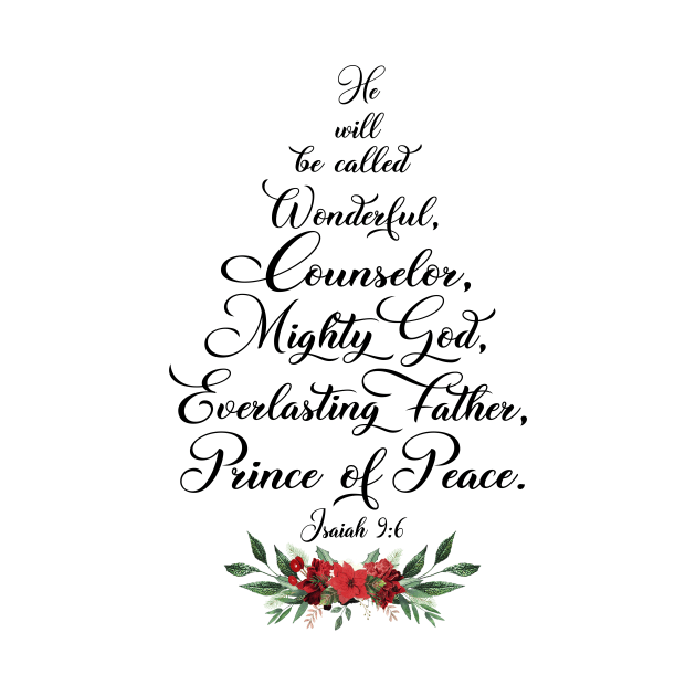 Isaiah 9 Christmas bible quote by LatiendadeAryam