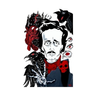 Edgar Allan Poe collage T-Shirt