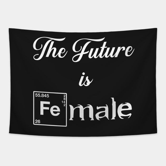 The Future Is Female Tapestry by CityNoir