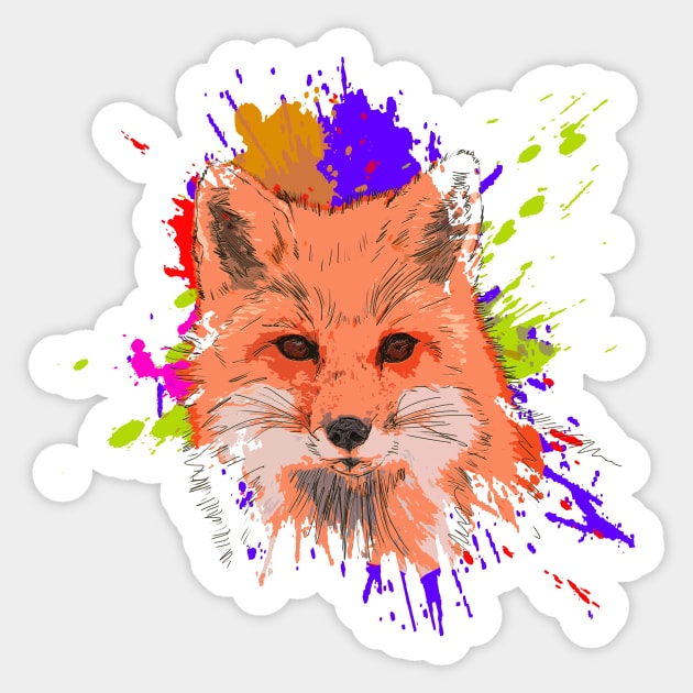 Sticker Fox Racing Explosive