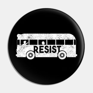 Rosa Bus Parks anti racism freedom Resist gift Pin