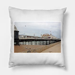 Brighton Palace Pier Pillow