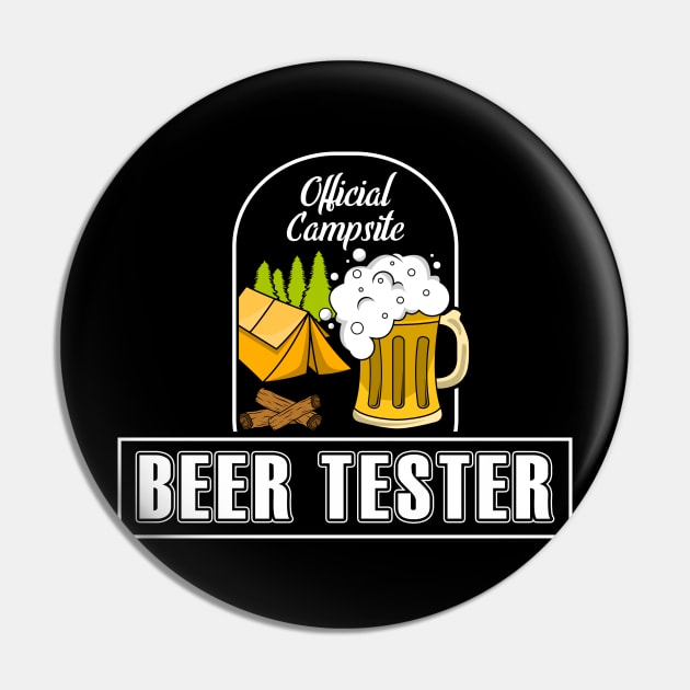 Beer tester on the camping site Pin by Lomitasu