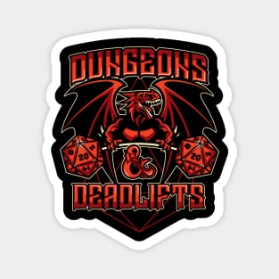 Dungeons and Deadlifts Magnet