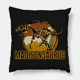 Madisonosaurus Madison Dinosaur T-Rex Pillow