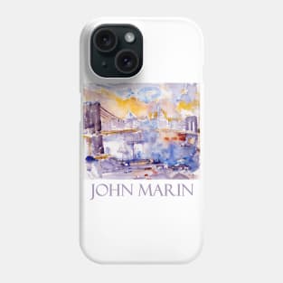 Brooklyn Bridge (1912) by John Marin Phone Case