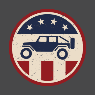 Patriotic Off Road 4wd Logo T-Shirt