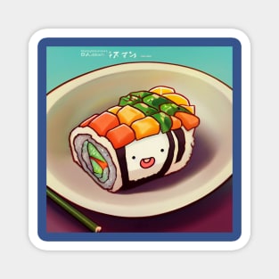 Kawaii Anime Sushi Magnet