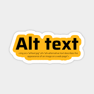 Alt text Magnet