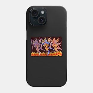 Shiva and his avatars in tandava Phone Case