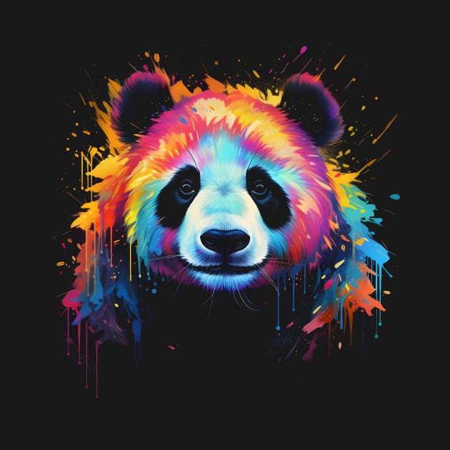 Neon Panda #4 by Everythingiscute