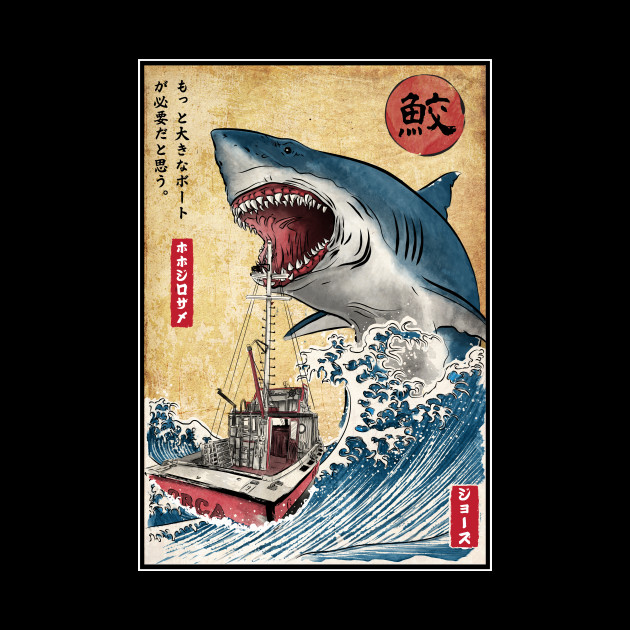 Hunting the Shark in Japan - Jaws - Phone Case