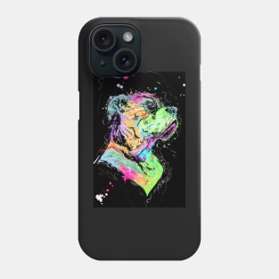 Neon Dog Phone Case