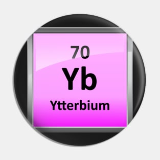 Ytterbium Periodic Table Element Symbol Pin